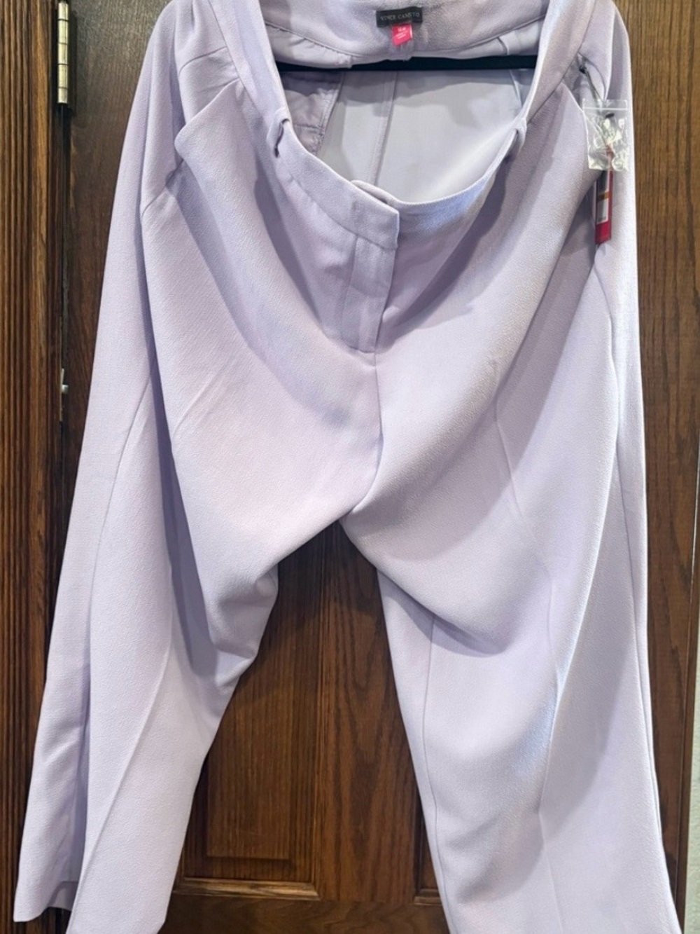 Vince Camuto $109 NWT Wisteria Lavender Trousers Size 16W W 20” R 12” I 25” - Picture 2 of 7